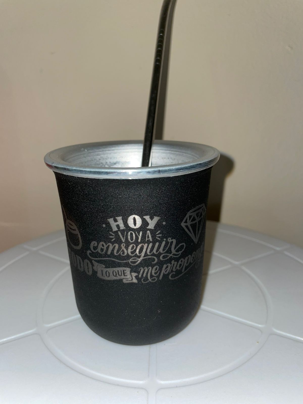 Mate grabado con láser personalizado